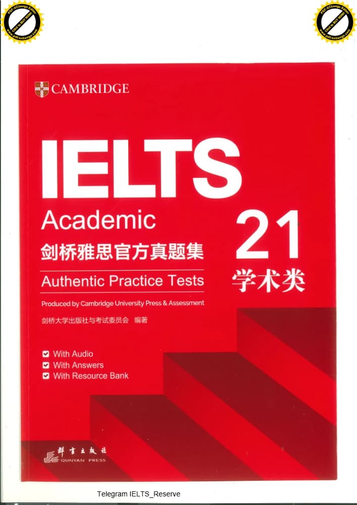 کتاب IELTS 21 Academic (آیلتس ۲۱ آکادمیک) نسخه انگلیسی PDF