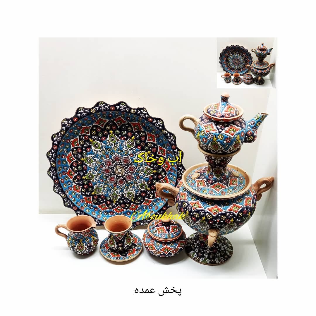 پخش عمده قوری سماور متوسط مسی — تصویر ۲