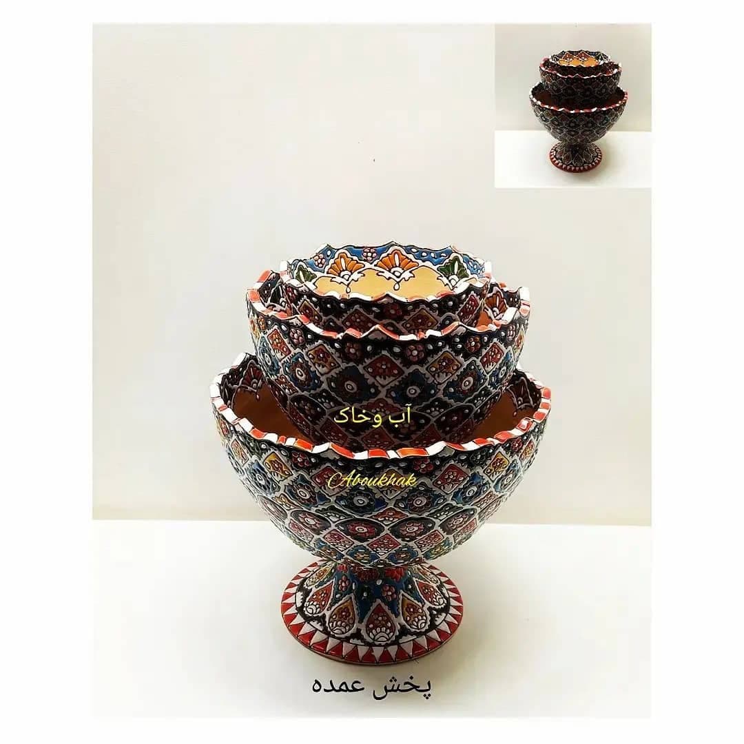 پخش عمده میوه خوری سه تایی مسی — تصویر ۲