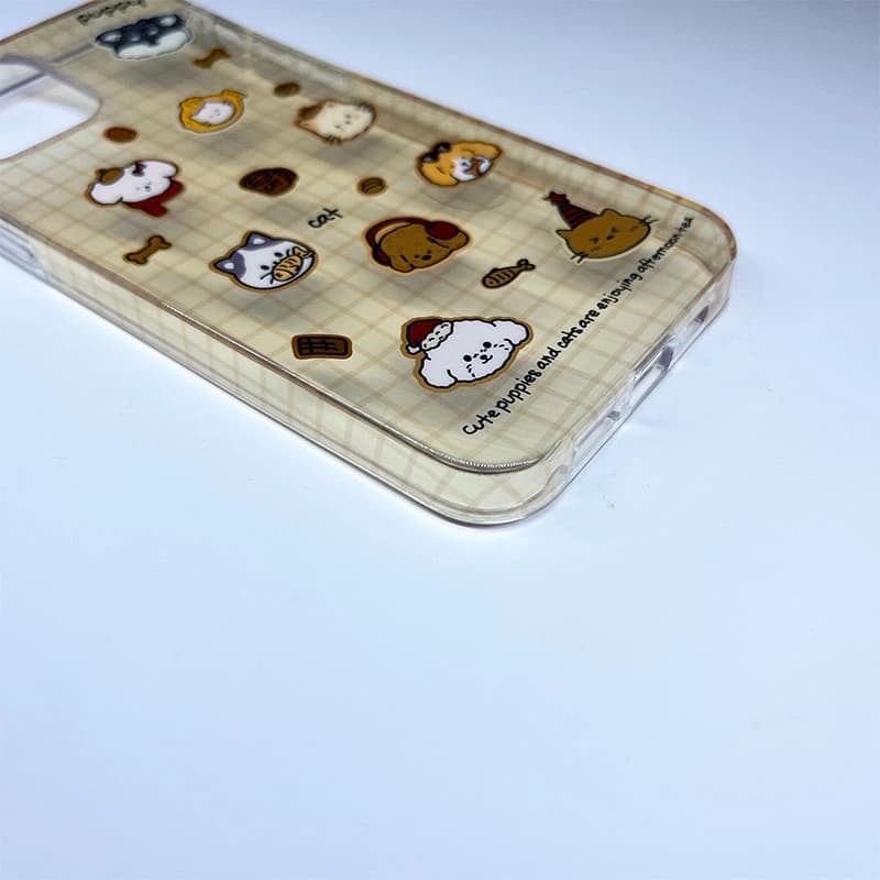 قاب گوشی iPhone 12 / 12 Pro طرح گربه و سگ کد 662 — تصویر ۲