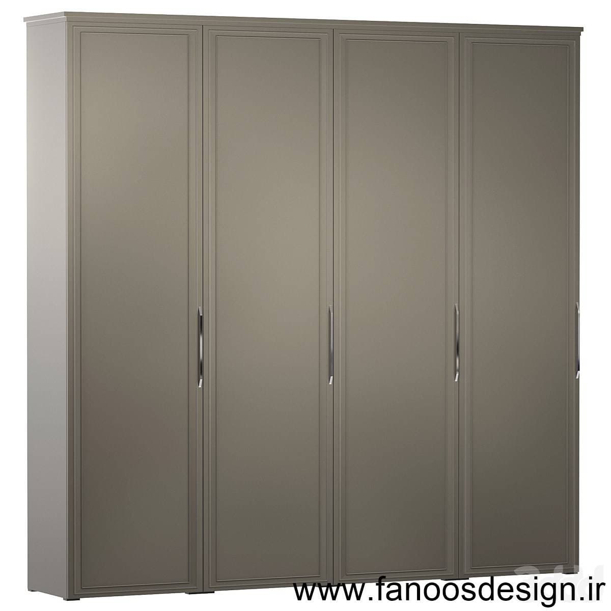 کمد MDF دیواری با رنگ پلی اورتان کد 0136 — تصویر ۲