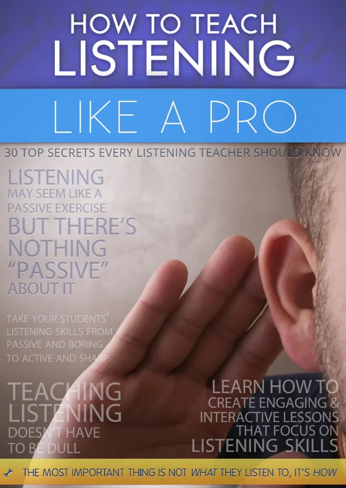 کتاب How to Teach Listening Like a Pro (چگونه لیسنینگ را مانند یک حرفه‌ای آموزش دهیم) نسخه انگلیسی PDF