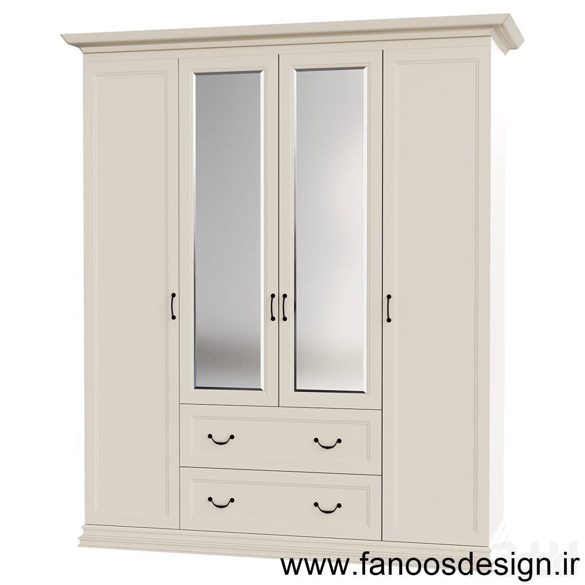 کمد دیواری ام دی اف کشو خور کد 089