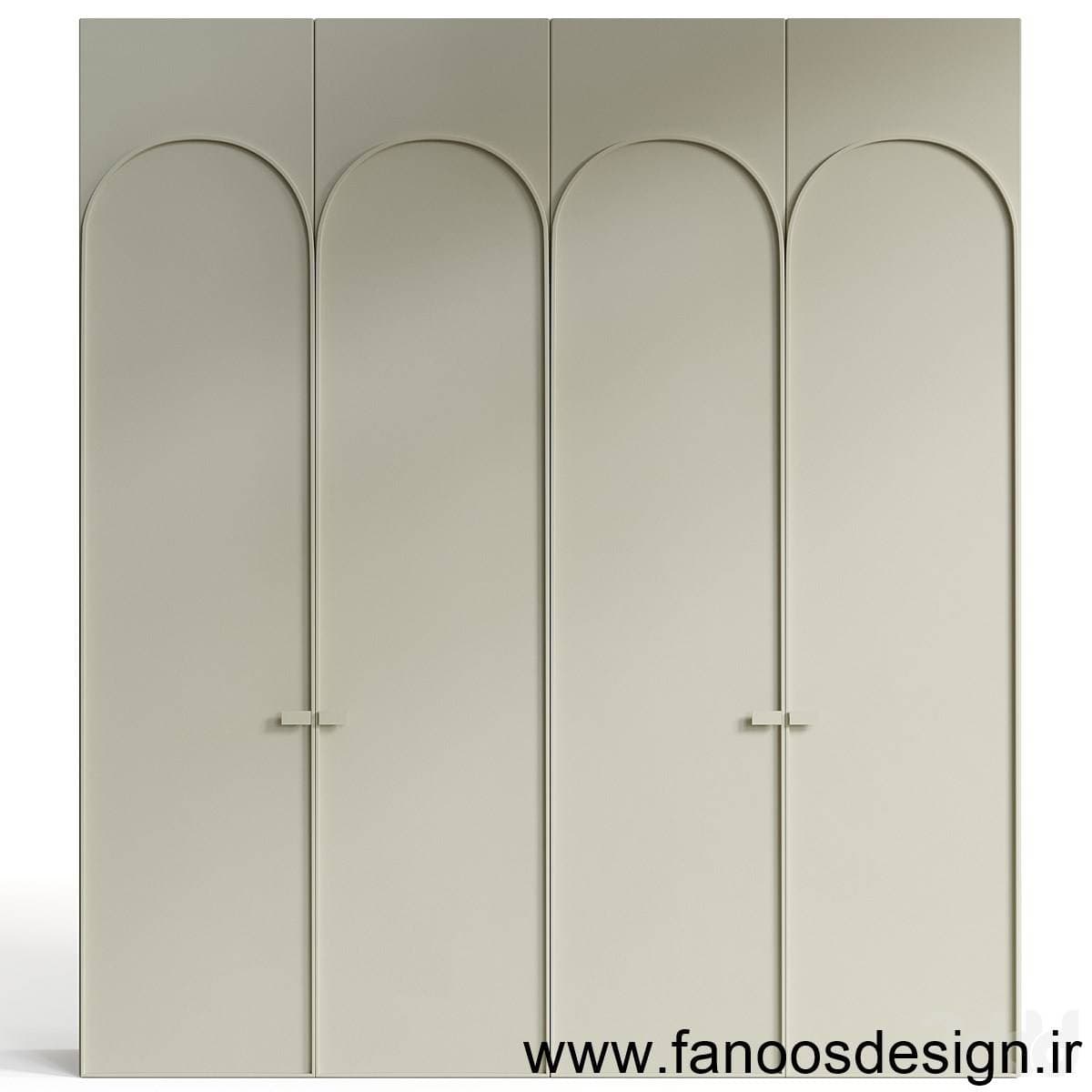 کمد دیواری پلی اورتان کلاسیک کد 052