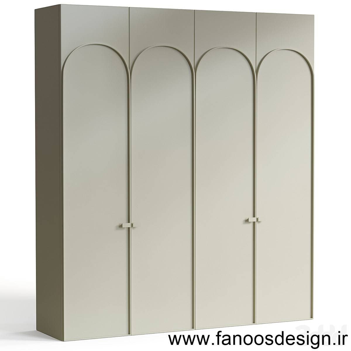 کمد دیواری پلی اورتان کلاسیک کد 052 — تصویر ۲