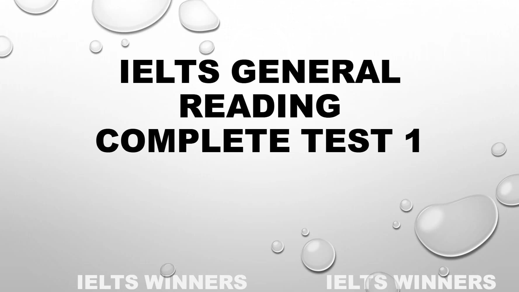 کتاب Cambridge IELTS 11 General Training Reading Test 1 (ریدینگ جنرال کمبریج آیلتس ۱۱؛ آزمون ۱) نسخه انگلیسی PDF