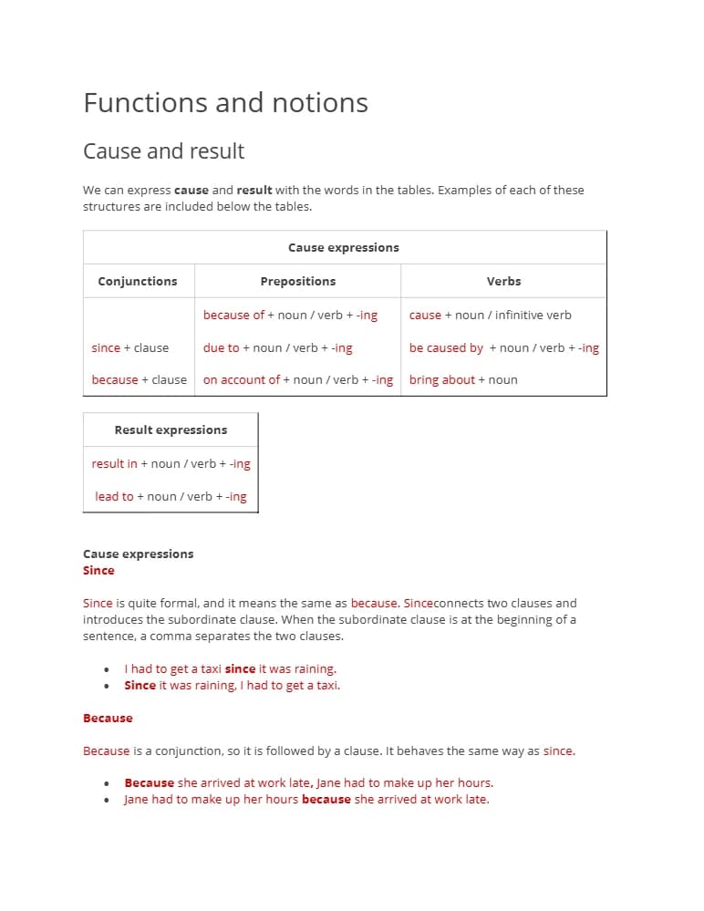 کتاب Functions and Notions: Cause and Result (کاربردها و مفاهیم؛ علت و معلول) نسخه انگلیسی PDF