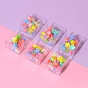 کلیپس ریز مینیسو Mini Colored Hair Claw Clip، رنگین، 20 عددی — تصویر ۶