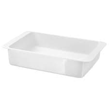 ظرف مستطیل فر آیکیا، مدل IKEA 365 + سفید/ 20×32 سانتی متر