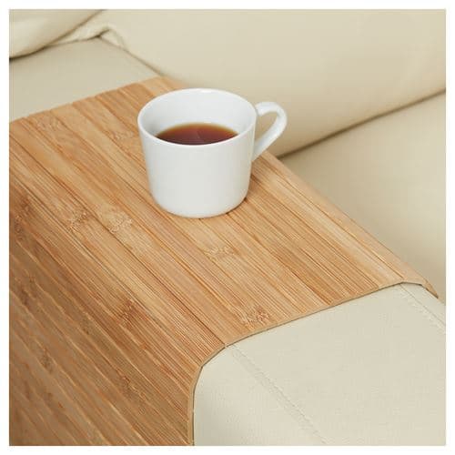 سینی تاشو دسته مبل آیکیا، مدل RÖDEBY، بامبو، 65×37 سانتی متر — تصویر ۲
