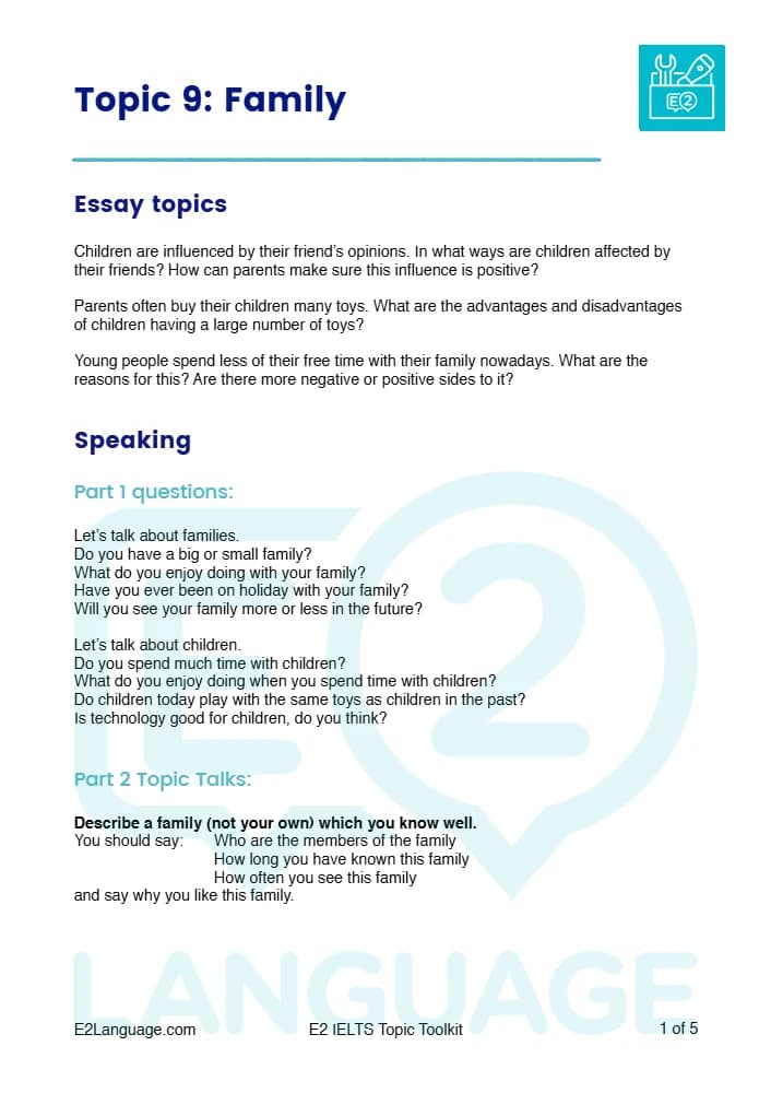 کتاب Family (خانواده) نسخه انگلیسی PDF
