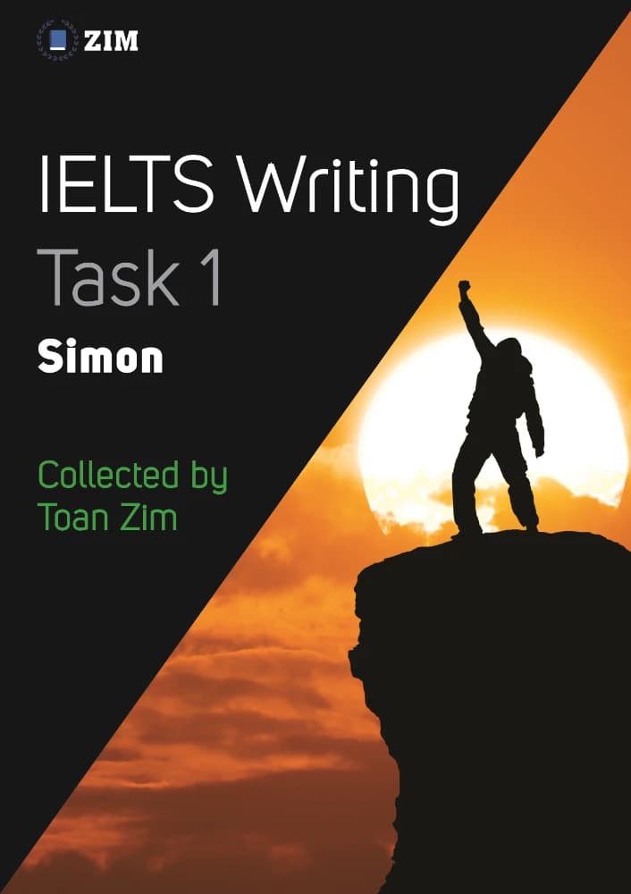 کتاب IELTS Task 1 Essays (نمونه رایتینگ‌های تسک ۱ آیلتس) نسخه انگلیسی PDF | Simon
