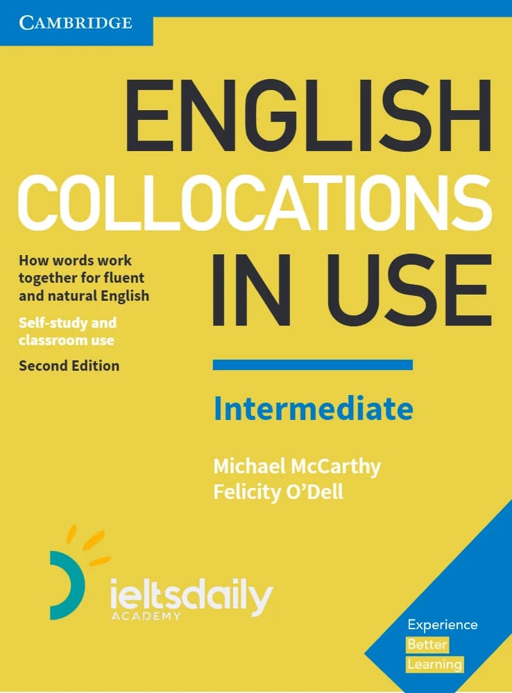 کتاب English Collocations in Use: Intermediate with Answers (کالوکیشن‌های انگلیسی در کاربرد؛ سطح متوسط همراه با پاسخ) نسخه انگلیسی PDF