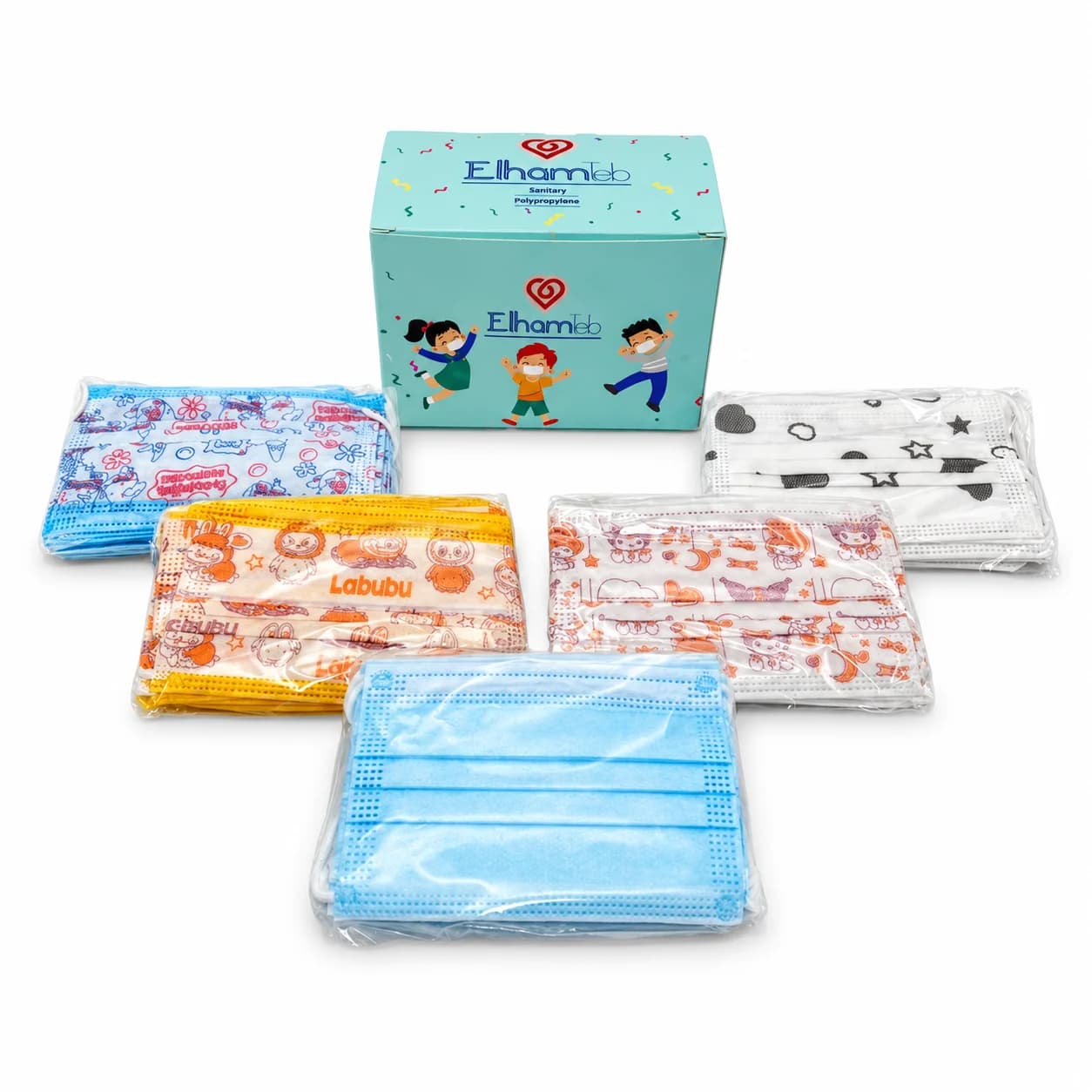 ماسک کودک الهام طب 10 عددی