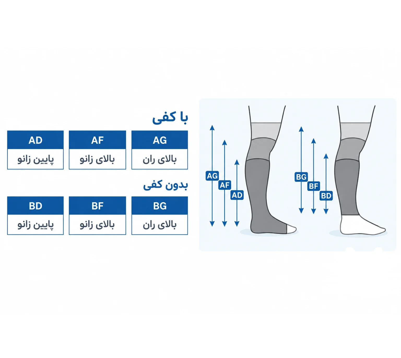 7016 جوراب واریس AF_XL سماطب — تصویر ۳
