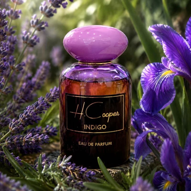 ادو پرفیوم زنانه اچ کوپر مدل Indigo با رایحه شیرین و خنک حجم 100 میلیلیتر — تصویر ۴