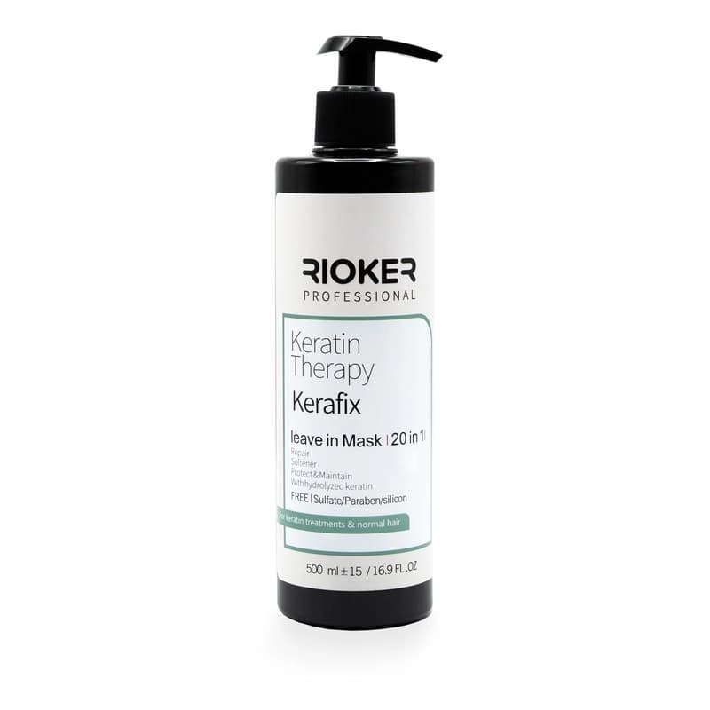 کرم مو تثبیت کننده ریوکر مدل کرافیکس مناسب موهای رنگ شده و کراتین شده حجم ۵۰۰ میلی لیتر — تصویر ۳