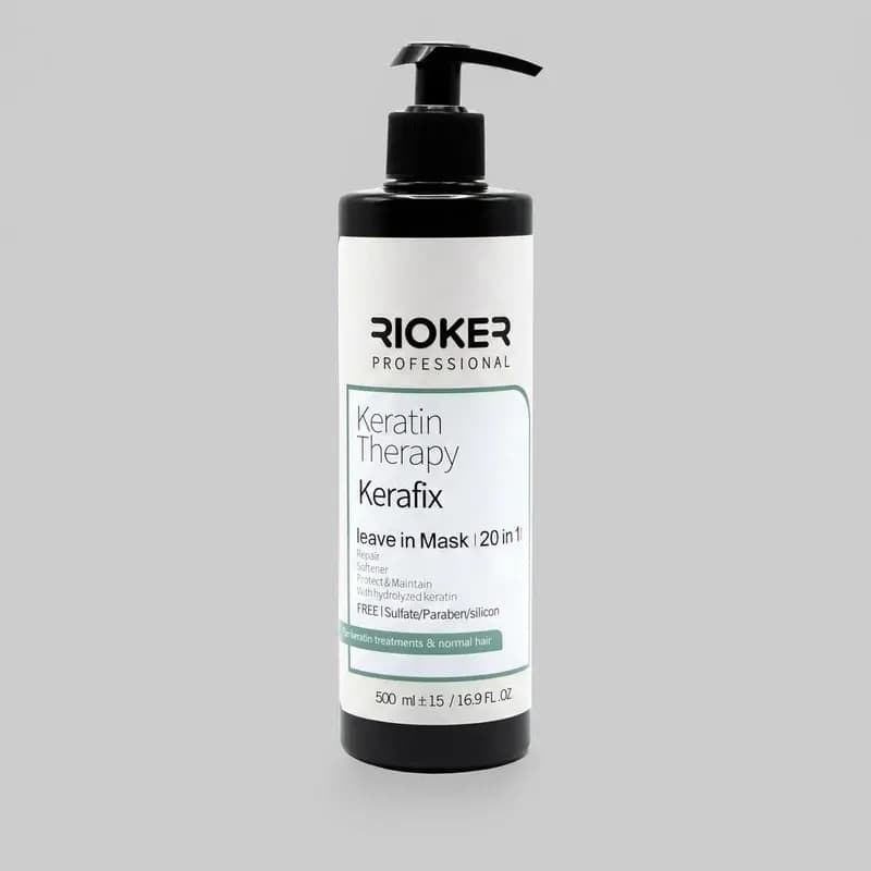 کرم مو تثبیت کننده ریوکر مدل کرافیکس مناسب موهای رنگ شده و کراتین شده حجم ۵۰۰ میلی لیتر — تصویر ۵