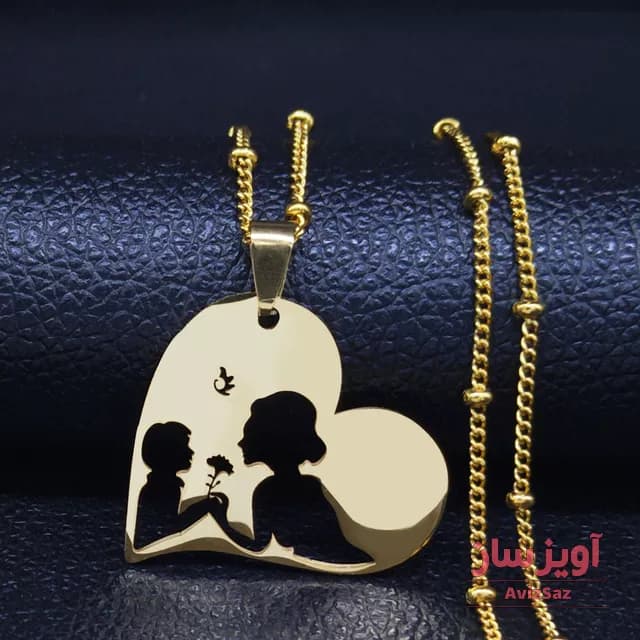 گردنبند عشق مادر و فرزند کد 100745
