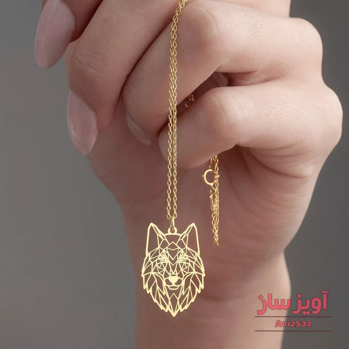 گردنبند گرگ کد 100707