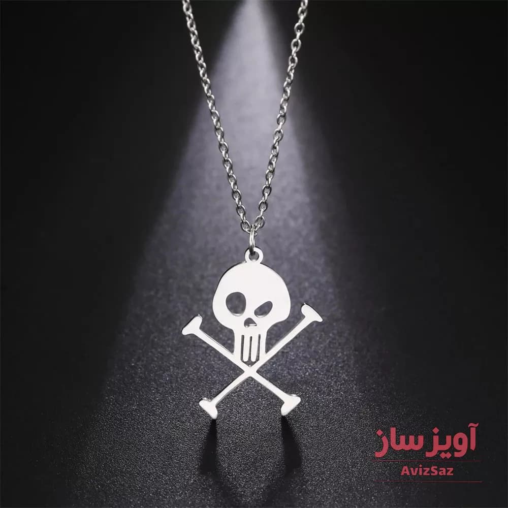 گردنبند جمجمه کد 100697