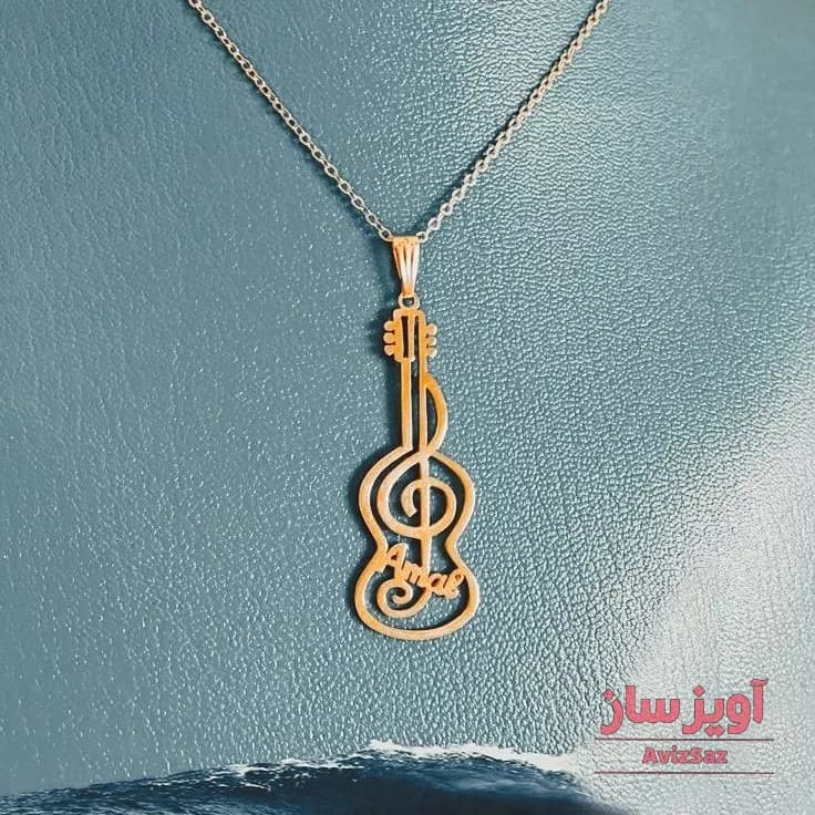 گردنبند گیتار کد 100678