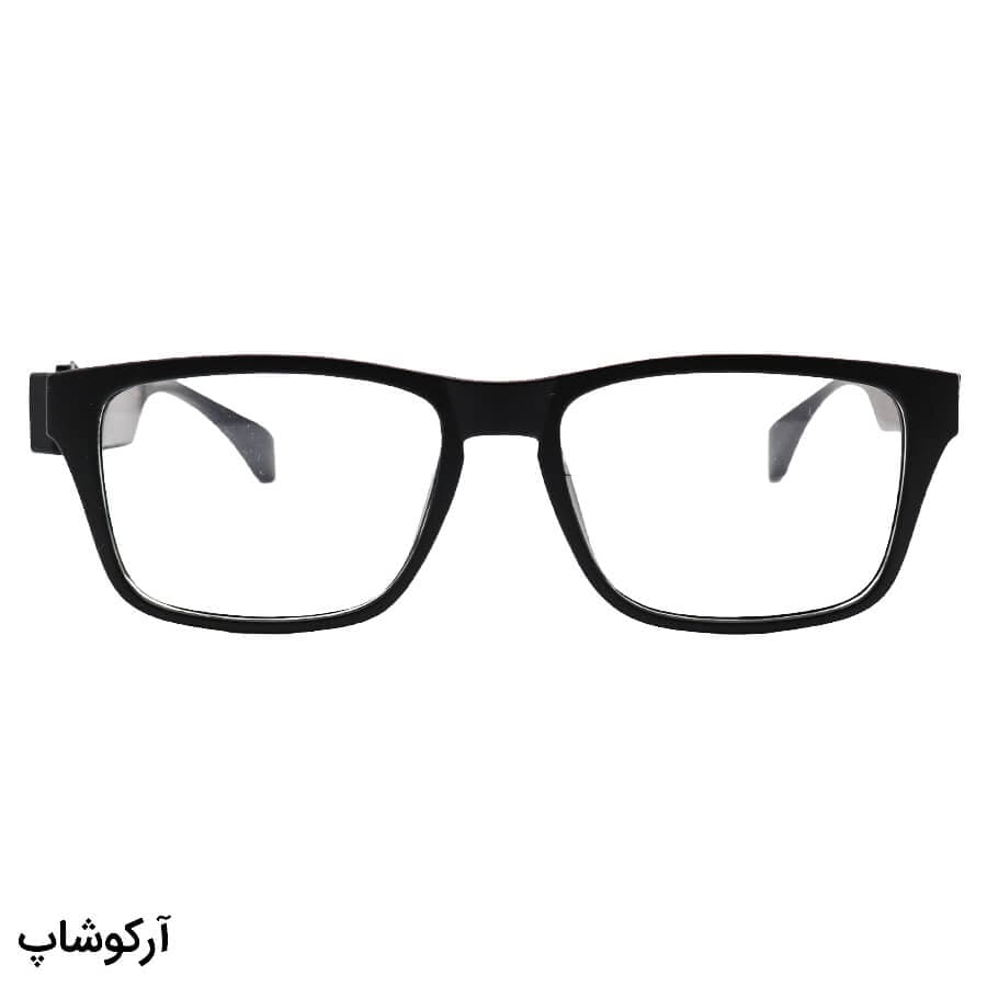 فریم عینک طبی 5 کاوره Ray-Ban مستطیلی شکل، رنگ مشکی مات، بلوتوث دار و هندزفری مدل 23807 — تصویر ۲