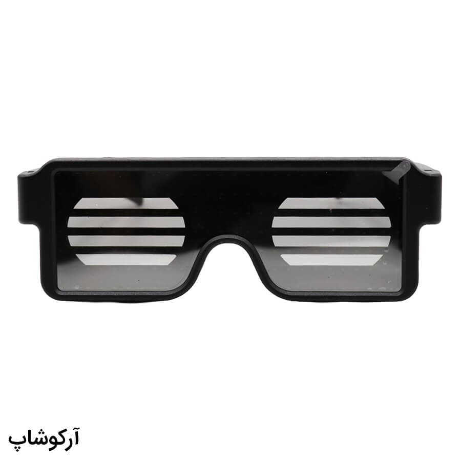 عینک دی جی و ال ای دی دار (LED) با نور قرمز و تجهیزات همراه مدل Luminous — تصویر ۳
