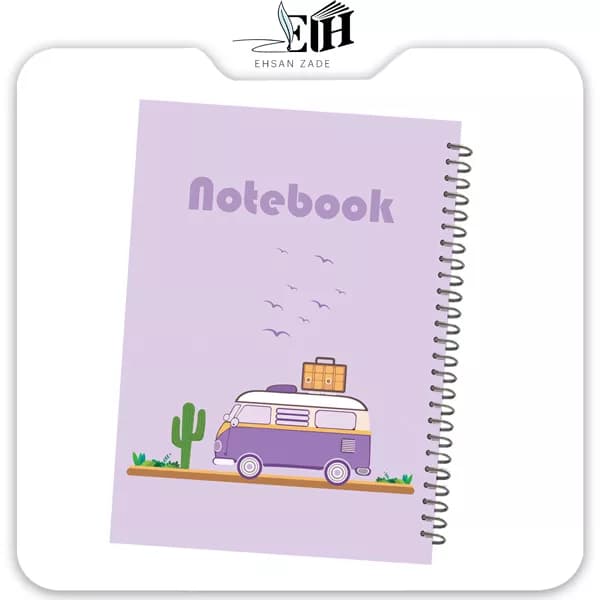 دفتر 100 برگ جلد سخت کلاسیک کد 263 وتوس — تصویر ۳