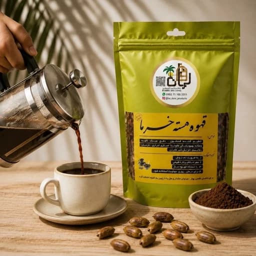 قهوه هسته خرمایک کیلویی لیان( ویژه چای، دمنوش و قهوه ترک)