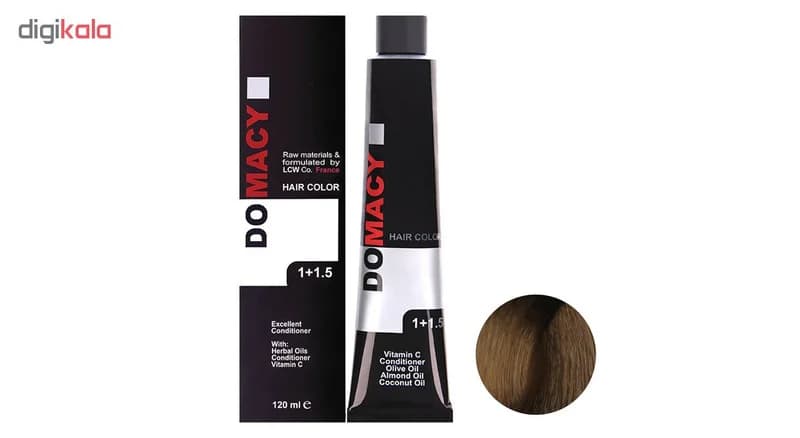 رنگ مو دوماسی سری کافی شاپ شماره 6.71 حجم 120 میلی لیتر رنگ قهوه‌ای – نسکافه‌ای — تصویر ۲