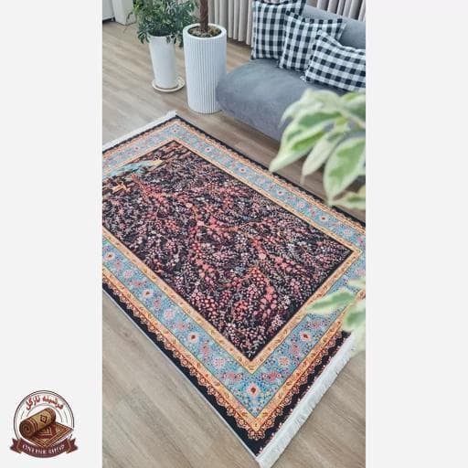 فرشینه مدرن مخمل استُپ دار (اصلا لیز نمیخوره) – — تصویر ۴