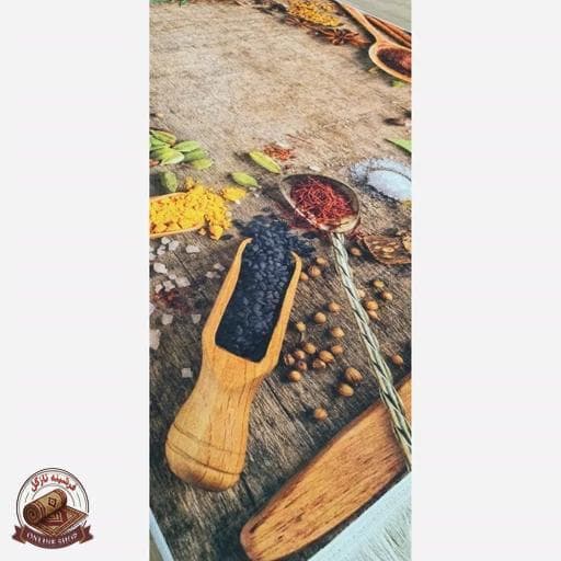 فرشینه آشپزخانه مخمل هازان تُرک استُپ دار ضدلغزش درابعاد دلخواه — تصویر ۵