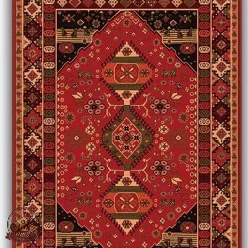 فرش مخمل مدرن طرح سنتی استُپ دار (ابعاد دلخواه) o129 — تصویر ۳