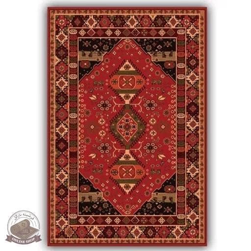 فرش مخمل مدرن طرح سنتی استُپ دار (ابعاد دلخواه) o129 — تصویر ۴