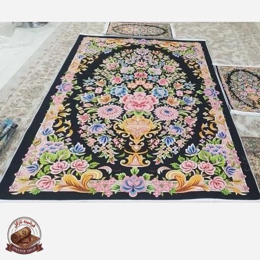 فرشینه مخمل مدرن طرح ابریشمی استُپ دار (ابعاد دلخواه) a007 — تصویر ۸