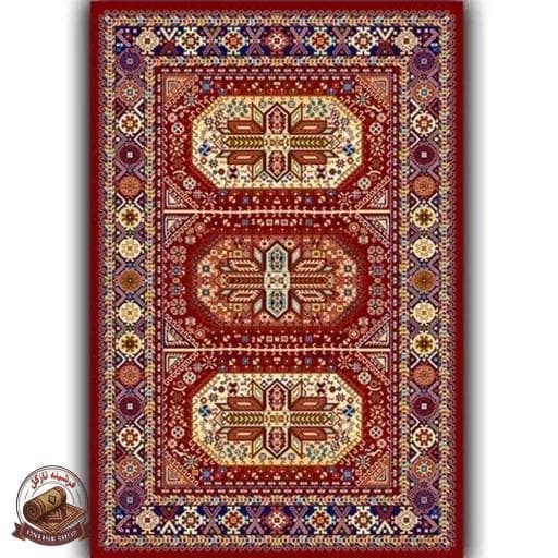 فرشینه سنتی | مخمل نرم و لطیف | طرح سنتی استُپ دار (ضدلغزش) O111 ابعاد مختلف — تصویر ۲