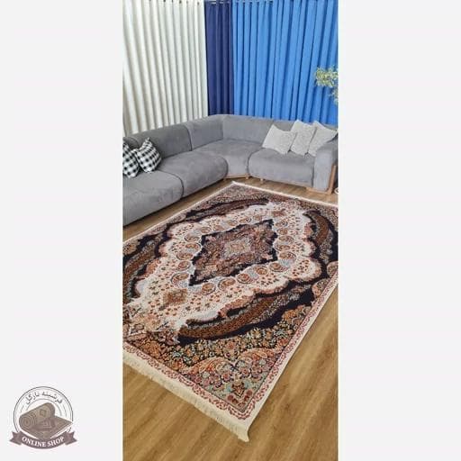 فرشینه مخمل مدرن طرح ابریشمی استُپ دار (ابعاد دلخواه) تولید میشه A116 — تصویر ۷