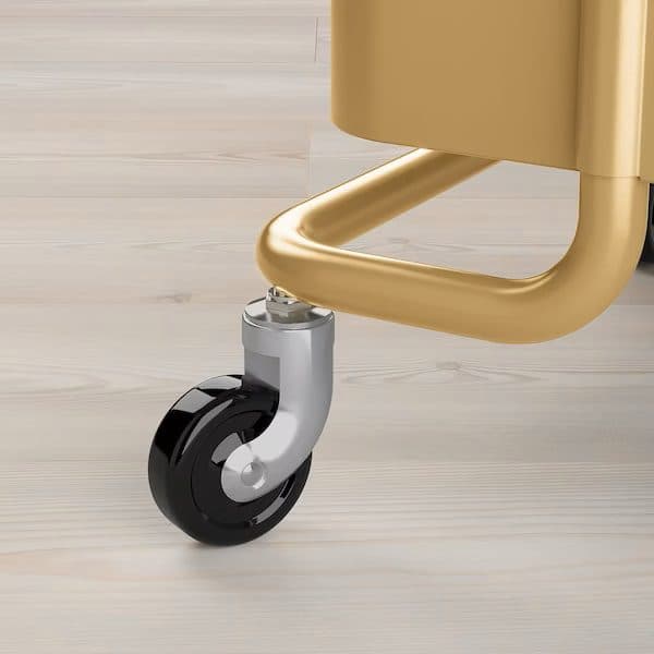ترولی 3 طبقه طلایی ایکیا IKEA-RASKOG — تصویر ۴