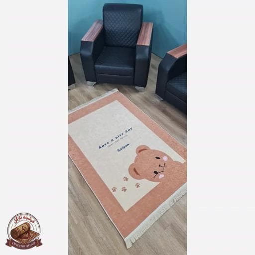 فرشینه کودک مخمل هازان ترک استُپ دار(ابعاد دلخواه) u425 — تصویر ۳