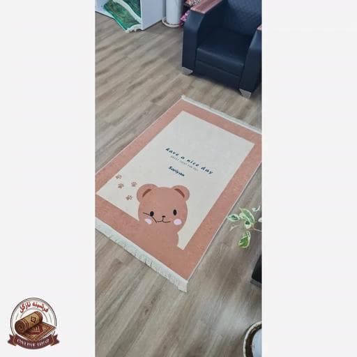 فرشینه کودک مخمل هازان ترک استُپ دار(ابعاد دلخواه) u425 — تصویر ۸