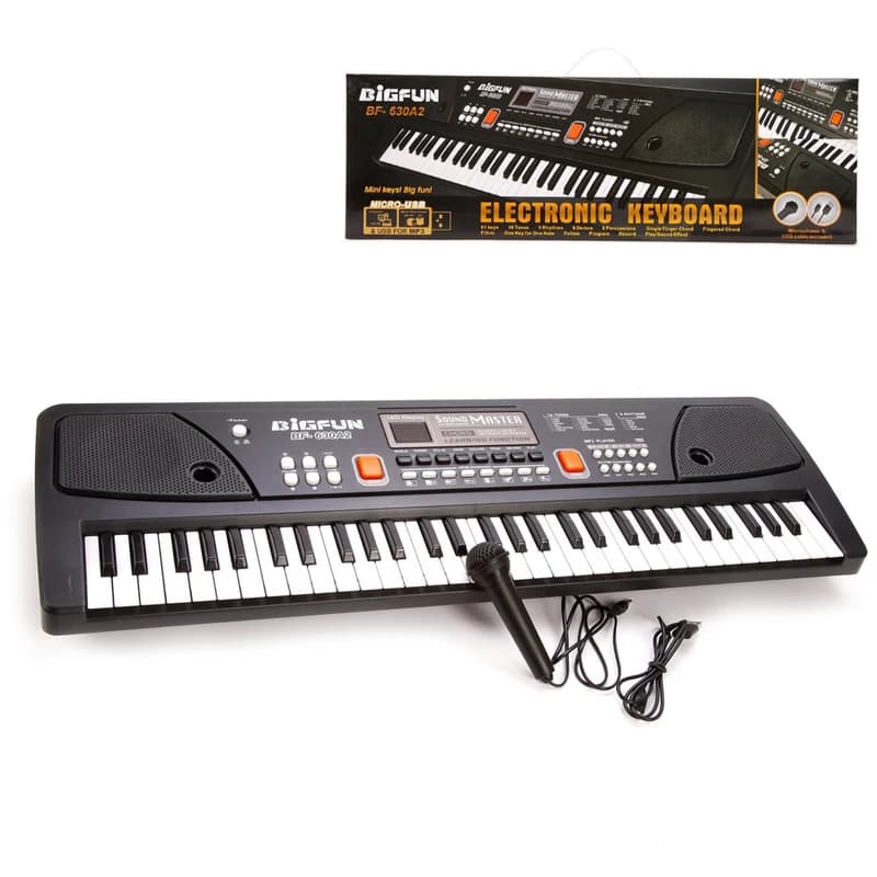 ارگ آموزشی BigFun BF-630A2 | ارگ کودک ۶۱ کلید با میکروفون — تصویر ۷