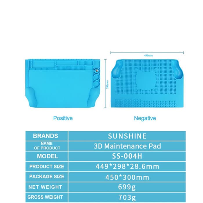 پد نسوز سه بعدی سانشاین مدل Sunshine SS-004H — تصویر ۳