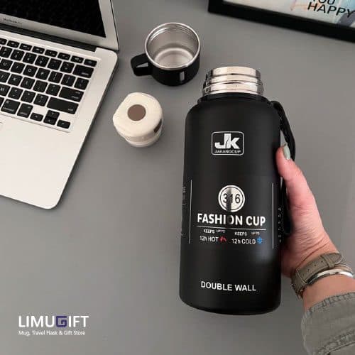 فلاسک لیوان دار جی کی یک لیتری (JK) کد 0005 — تصویر ۷
