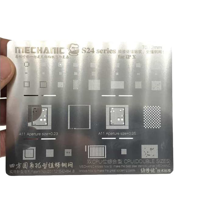 شابلون تعویض آی سی ایفون Mechanic S24 iPhone X — تصویر ۲
