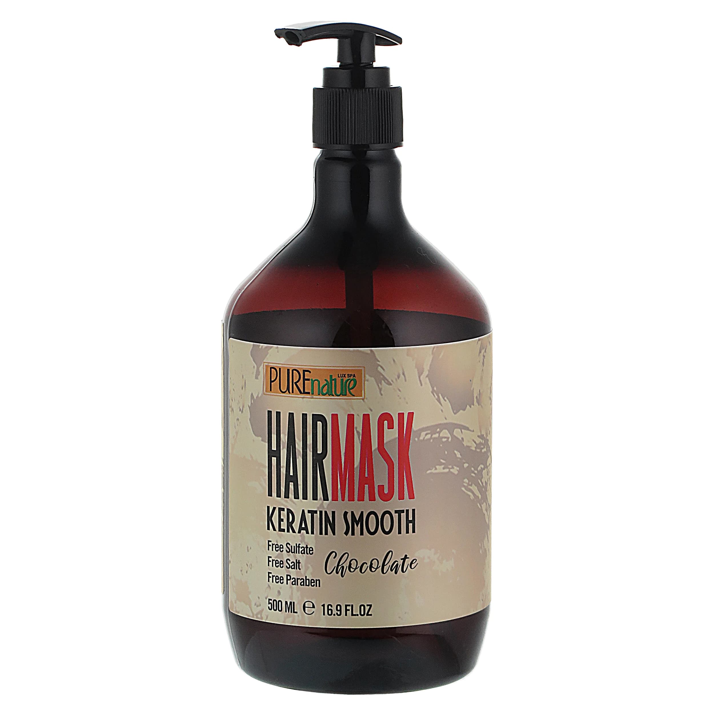 ماسک مو بدون سولفات پیور نیچر مدل Keratin Smooth