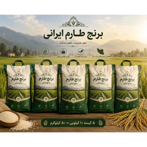 برنج طارم هاشمی مازندران (50 کیلویی)