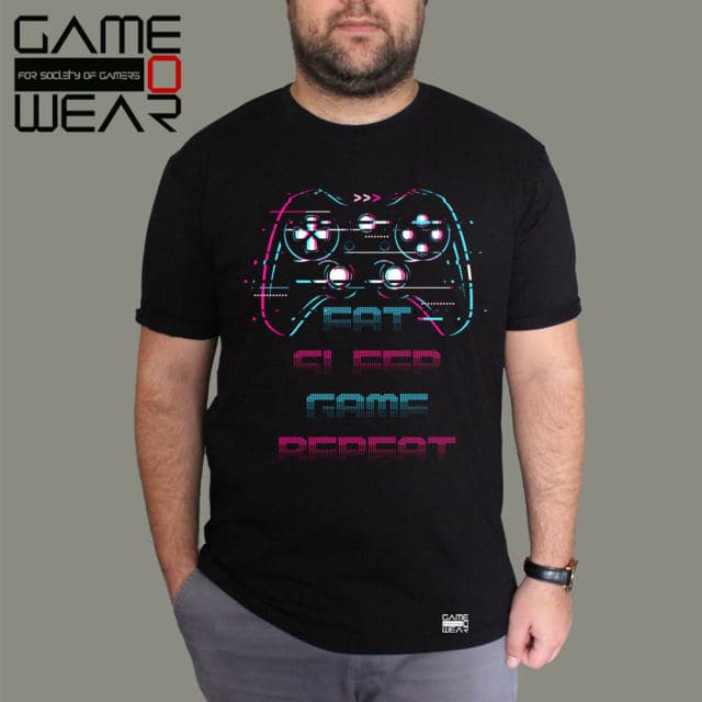 تی شرت طرح بازی گیمر-GAMER