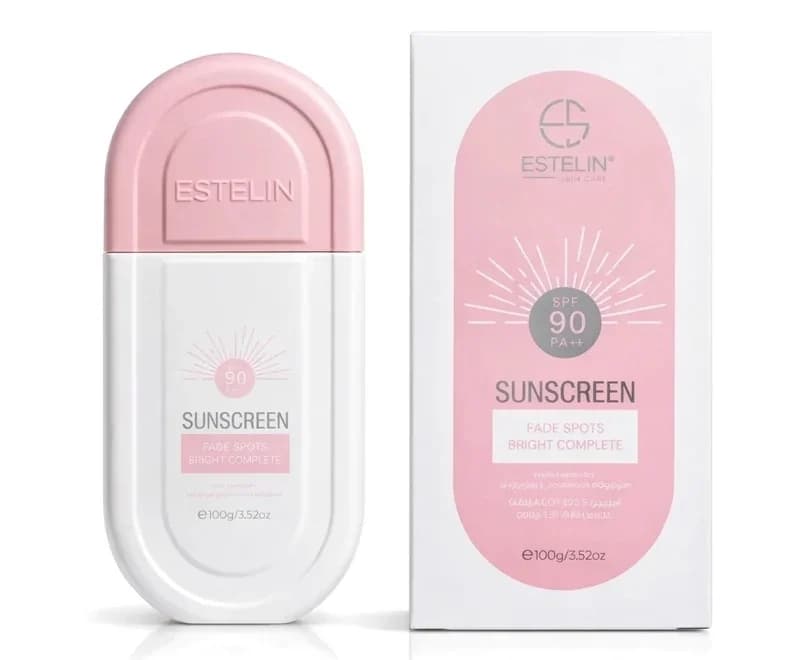 کرم ضد آفتاب ضدلک استلین صورتی SPF90 وزن 100 گرم کد 1709