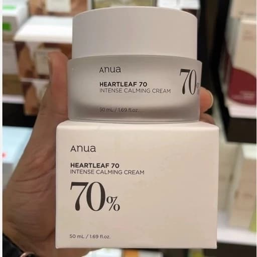 کرم مرطوب کننده و تسکین دهنده آنوا مدل Heartleaf 70% حجم 50ml کد 1695 — تصویر ۲